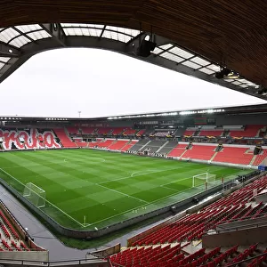 Arsenal vs Slavia Praha: UEFA Europa League Quarterfinal - Empty Eden Arena, Prague (April 2021)