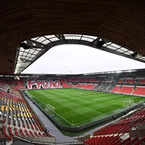 Arsenal vs Slavia Praha: UEFA Europa League Quarterfinal - Empty Eden Arena, Prague, 2021