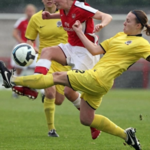 Arsenal vs. Sparta Prague: Helen Lander and Jana Sedlackova Face Off in UEFA Cup Clash