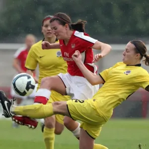 Arsenal vs. Sparta Prague: Helen Lander and Jana Sedlackova Face Off in UEFA Cup Clash