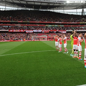 Arsenal vs. Tottenham: 2014-15 Premier League Showdown - Arsenal Team Line-up
