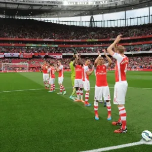 Arsenal vs. Tottenham: 2014-15 Premier League Showdown - Arsenal Team Line-up