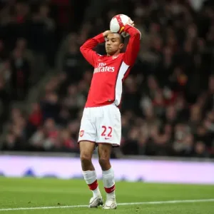 Arsenal vs. Tottenham Hotspur: Thrilling 4-4 Barclays Premier League Battle - Gael Clichy in Action Arsenal vs. Tottenham Hotspur: Thrilling 4-4 Barclays Premier League Battle - Gael Clichy in Action