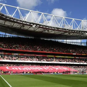 Arsenal vs. Tottenham: North Bank and Fans Await Premier League Clash at Emirates Stadium