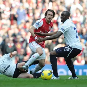 Arsenal vs. Tottenham: Rosicky Clashes with Parker and King (2011-12)
