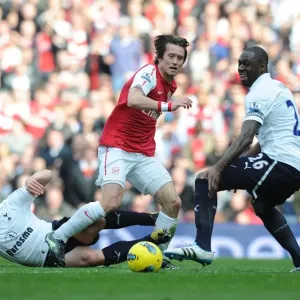 Arsenal vs. Tottenham: Rosicky vs. Parker and King - London's Premier League Rivalry