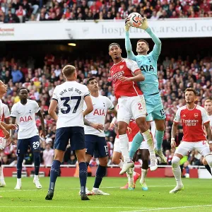 Arsenal vs. Tottenham: Saliba Leaps for Supremacy in the 2023-24 Premier League Clash Arsenal vs. Tottenham: Saliba Leaps for Supremacy in the 2023-24 Premier League Clash