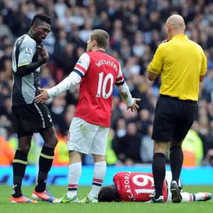 Arsenal vs. Tottenham: Wilshere-Adebayor Rivalry Reignites in Contentious Cazorla Foul Arsenal vs. Tottenham: Wilshere-Adebayor Rivalry Reignites in Contentious Cazorla Foul