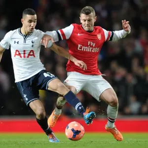 Arsenal vs. Tottenham: Wilshere Tackles Bentaleb in FA Cup Clash Arsenal vs. Tottenham: Wilshere Tackles Bentaleb in FA Cup Clash