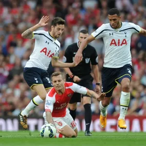 Arsenal vs. Tottenham: Wilshere Tripped by Mason and Capoue in Intense Premier League Clash Arsenal vs. Tottenham: Wilshere Tripped by Mason and Capoue in Intense Premier League Clash
