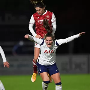 Arsenal vs. Tottenham Women's Clash in Empty Meadow Park