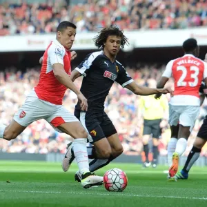 Arsenal vs. Watford Print - 2015-16 Emirates Stadium Match Photo
