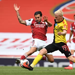 Arsenal vs. Watford: Intense Battle Between Dani Ceballos and Will Hughes in Premier League Clash
