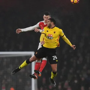Arsenal vs. Watford: Koscielny Heads Off Pressure in Intense Premier League Clash