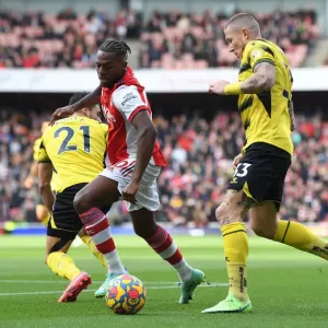 Arsenal vs. Watford Print, 2021 Premier League Match at Emirates Stadium Arsenal vs. Watford Print, 2021 Premier League Match at Emirates Stadium