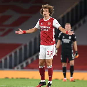 Arsenal vs West Ham United: David Luiz in Action at the Emirates Stadium (2020-21)