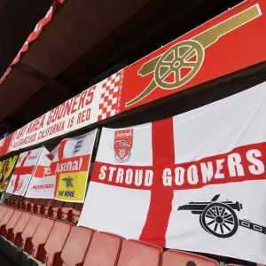 Arsenal vs West Ham United: Passionate Fan Display at Emirates Stadium (2020-21)