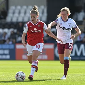 Arsenal vs West Ham Women: Kim Little Clashes with Kate Longhurst in WSL Match