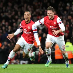 Arsenal: Walcott and Giroud's Unforgettable Goal Celebration (2012-13)