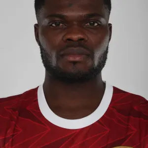 Arsenal Welcomes New Signing Thomas Partey at London Colney Training Ground Arsenal Welcomes New Signing Thomas Partey at London Colney Training Ground