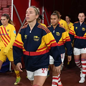 Arsenal WFC vs. FC Barcelona: Clash in the Champions League at Emirates Stadium