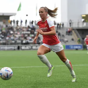 Arsenal Women in Action against Linkopings FC in UEFA Women's Champions League Group 3 Round 1, Sweden (September 2023)