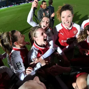 Arsenal Women Celebrate Continental Cup Victory: McCabe, O'Reilly, Janssen Lift the Trophy