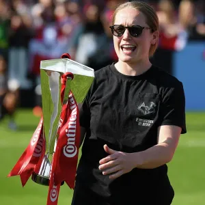Arsenal Women Celebrate FA Women's Continental Cup Victory over Aston Villa Arsenal Women Celebrate FA Women's Continental Cup Victory over Aston Villa