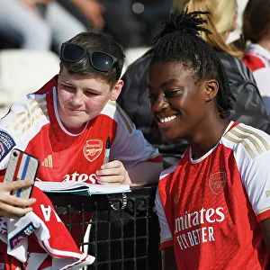 Arsenal Women Celebrate FA WSL Title with Michelle Agyemang and Ecstatic Fans