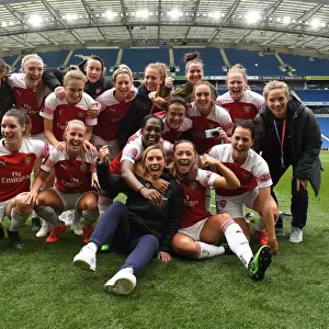 Arsenal Women Celebrate FA WSL Title Win