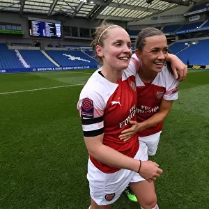 Arsenal Women Celebrate Historic League Title Win Against Brighton & Hove Albion