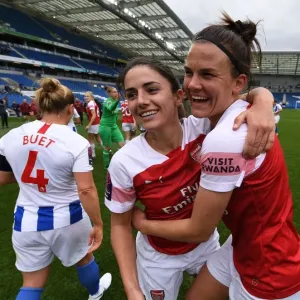 Arsenal Women Celebrate Historic League Title Win with Danielle van de Donk and Katrine Veje Arsenal Women Celebrate Historic League Title Win with Danielle van de Donk and Katrine Veje