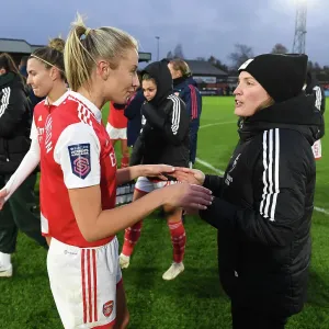 Arsenal Women Celebrate Victory Over Everton FC in FA Women's Super League Arsenal Women Celebrate Victory Over Everton FC in FA Women's Super League