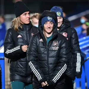 Arsenal Women at Chelsea Women's Continental Cup Match: Lisa Evans in the Stands Arsenal Women at Chelsea Women's Continental Cup Match: Lisa Evans in the Stands