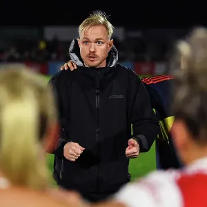 Arsenal Women Clinch Barclays WSL Title: Jonas Eidevall and Team Celebrate Historic Victory Over West Ham United