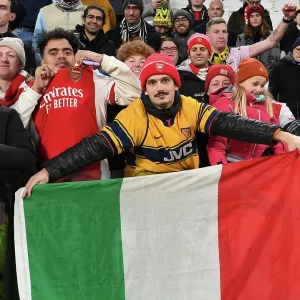 Arsenal Women Fans in Turin: Juventus vs. Arsenal, UEFA Women's Champions League Group C Arsenal Women Fans in Turin: Juventus vs. Arsenal, UEFA Women's Champions League Group C