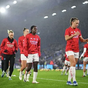 Arsenal Women Gear Up for Barclays WSL Showdown at Leicester City: Training at The King Power Stadium Arsenal Women Gear Up for Barclays WSL Showdown at Leicester City: Training at The King Power Stadium