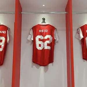 Arsenal Women: Pre-Match Huddle in the Dressing Room before Arsenal vs FC Zurich, UEFA Women's Champions League, 2022-23 Arsenal Women: Pre-Match Huddle in the Dressing Room before Arsenal vs FC Zurich, UEFA Women's Champions League, 2022-23