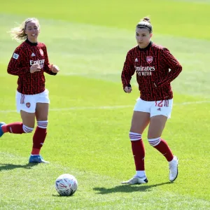 Arsenal Women Prepare for Match Against Brighton & Hove Albion in Empty Meadow Park Arsenal Women Prepare for Match Against Brighton & Hove Albion in Empty Meadow Park