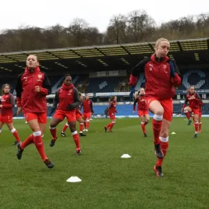 Arsenal Women Prepare for Reading FC Match: WSL Warm-Up Arsenal Women Prepare for Reading FC Match: WSL Warm-Up