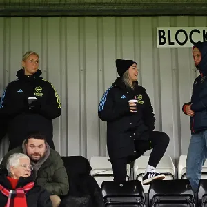 Arsenal Women: United Pre-Match Huddle at Meadow Park (2023-24)