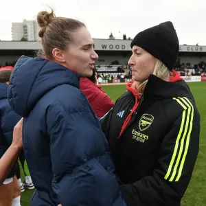 Arsenal Women and Vivianne Miedema Celebrate after Victory over Watford Women in FA Cup Fourth Round Arsenal Women and Vivianne Miedema Celebrate after Victory over Watford Women in FA Cup Fourth Round
