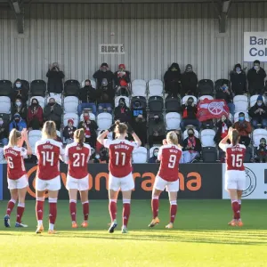 Arsenal Women vs. Birmingham City Women: Pre-Match Clap at Meadow Park (FA WSL 2020-21)
