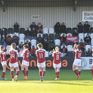 Arsenal Women vs. Birmingham City Women: United Pre-Match Clap (FA WSL 2020-21)