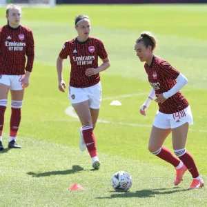 Arsenal Women vs Brighton & Hove Albion: Empty Meadow Park in FA WSL (2020-21) Arsenal Women vs Brighton & Hove Albion: Empty Meadow Park in FA WSL (2020-21)