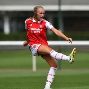 Arsenal Women vs Brighton & Hove Albion Women: Pre-Season Friendly (2022-23) - Frida Maanum in Action Arsenal Women vs Brighton & Hove Albion Women: Pre-Season Friendly (2022-23) - Frida Maanum in Action