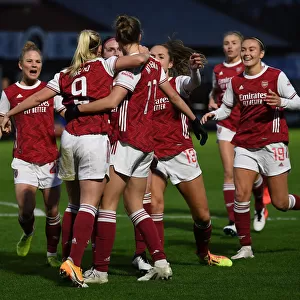 Arsenal Women vs Chelsea Women: Beth Mead's Goal Celebration in FA WSL Match (2020-21)