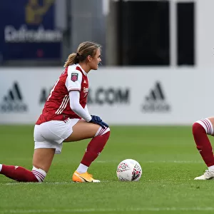 Arsenal Women vs Chelsea Women: Solidarity Kneel at Barclays FA Womens Super League Match