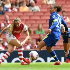 Arsenal Women vs. Chelsea Women: A Wits and Skills Battle at Emirates Stadium - Pre-Season Clash (2021-22)