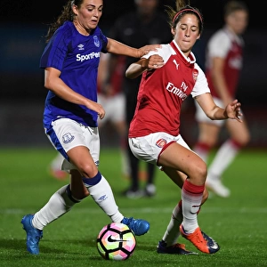 Arsenal Women vs Everton Women: Ava Kuyken Closes Down Jodie Brett in Pre-Season Friendly